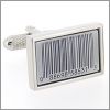 Bar code cufflinks
