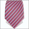 Cravate ray�e rouge et grise