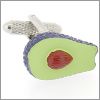 Avocado cufflinks