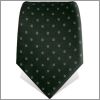 Cravate noire � pois gris