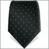 Black tie with purple dots