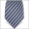 Cravate ray�e bleue ciel et bleue marine 