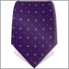 Purple with light grey patterns tie