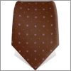 Brown with lilac patterns tie