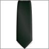 Black with embroidered flowers thin tie