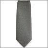 Grey with embroidered flowers thin tie