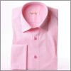 Chemise cintr�e rose � poignets mousquetaires