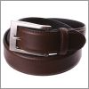 Ceinture en cuir marron, int�rieur cuir noir