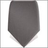 Cravate faux uni grise fonc�e