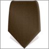 Cravate faux uni marron