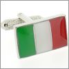 Italian flag cufflinks