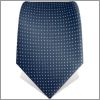 Navy blue with little light blue dots tie