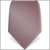 Grey with little raspberries dots tie