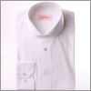 White shirt with a rounded collar