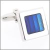 Blue gradated cufflinks