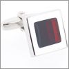 Carr� avec d�grad� de rouge en relief