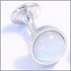 White cat's eye ball
