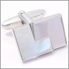 Cufflinks with two enclosed squares