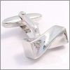 Twisted bar cufflinks