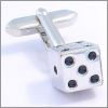 Small dice cufflinks