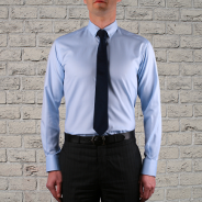 Button-down krage med slips