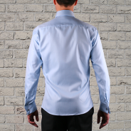 French cuffs shirt back view