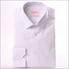 Chemise blanche tissu popeline