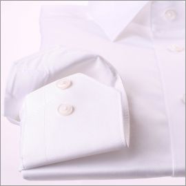 Chemise blanche tissu gabardine