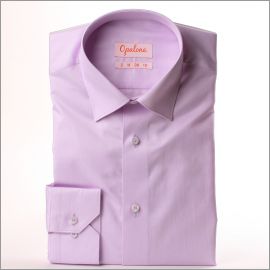 Lilac gabardine overhemd