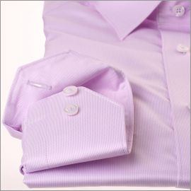 Lilac gabardine overhemd