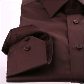 Chemise marron foncé