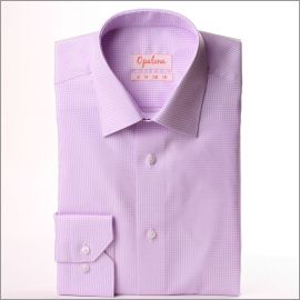 Lilac gingham shirt