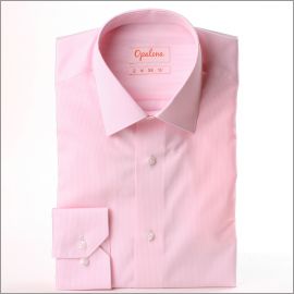 Camisa a rayas rosa y blanco