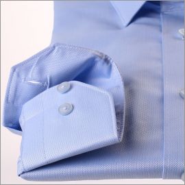 Luz camisa azul oxford