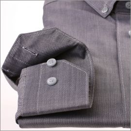 Grey button down shirt