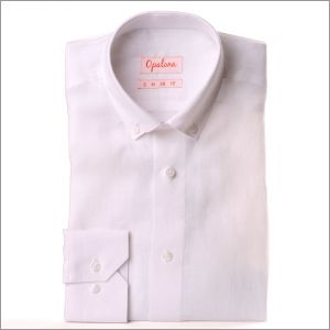 Chemise en lin blanc