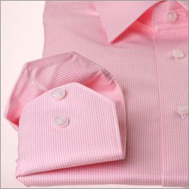 Pink natté shirt