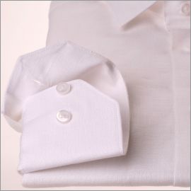 Chemise blanche tissu lin