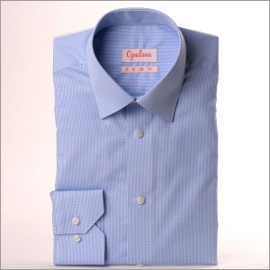 Blaues Gingham-Hemd