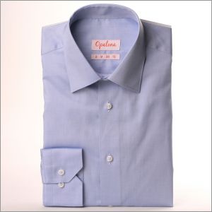 Blaugraues Oxford-Shirt