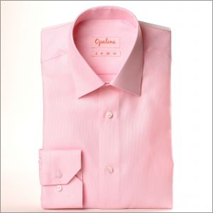 Camisa rosa de tela oxford