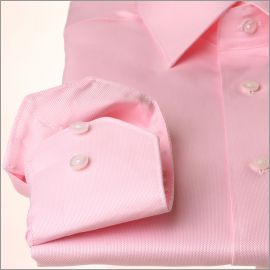 Roze shirt oxford stof