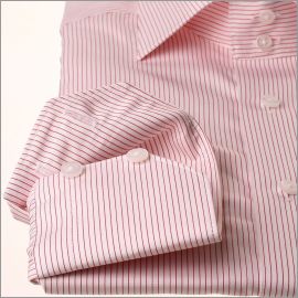 Thin red striped shirt