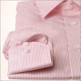 Thin red striped shirt