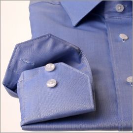 Pinpoint blue shirt