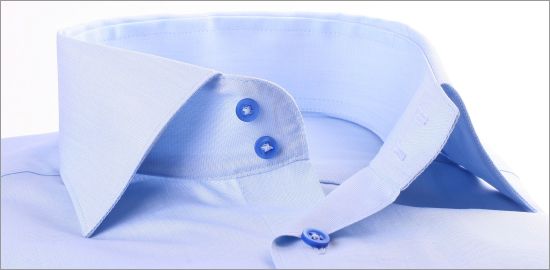 Blue slim fit shirt