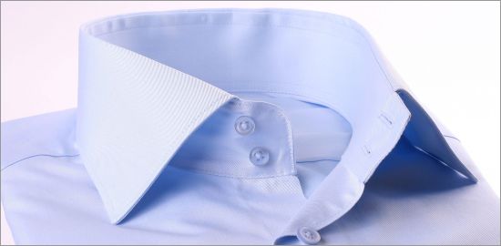 Light blue french cuff shirt