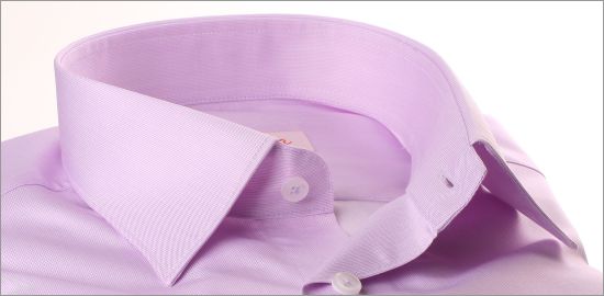 Camisa púrpura tejido de gabardina