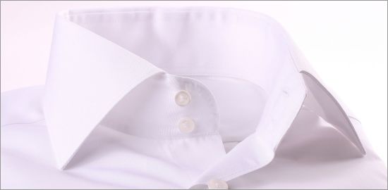 Camisa blanca de tela popelina