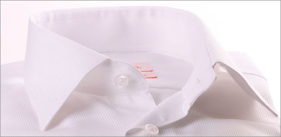 Chemise blanche tissu piqué de coton